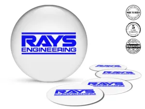 Rays Decalcomania Cupola Stile Distintivi Ruota Custom